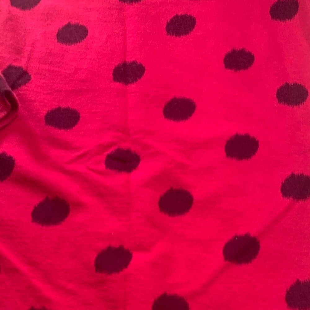Arizona Jeans Three Quarter Sleeve Top Polka Dots - Picture 6 of 8